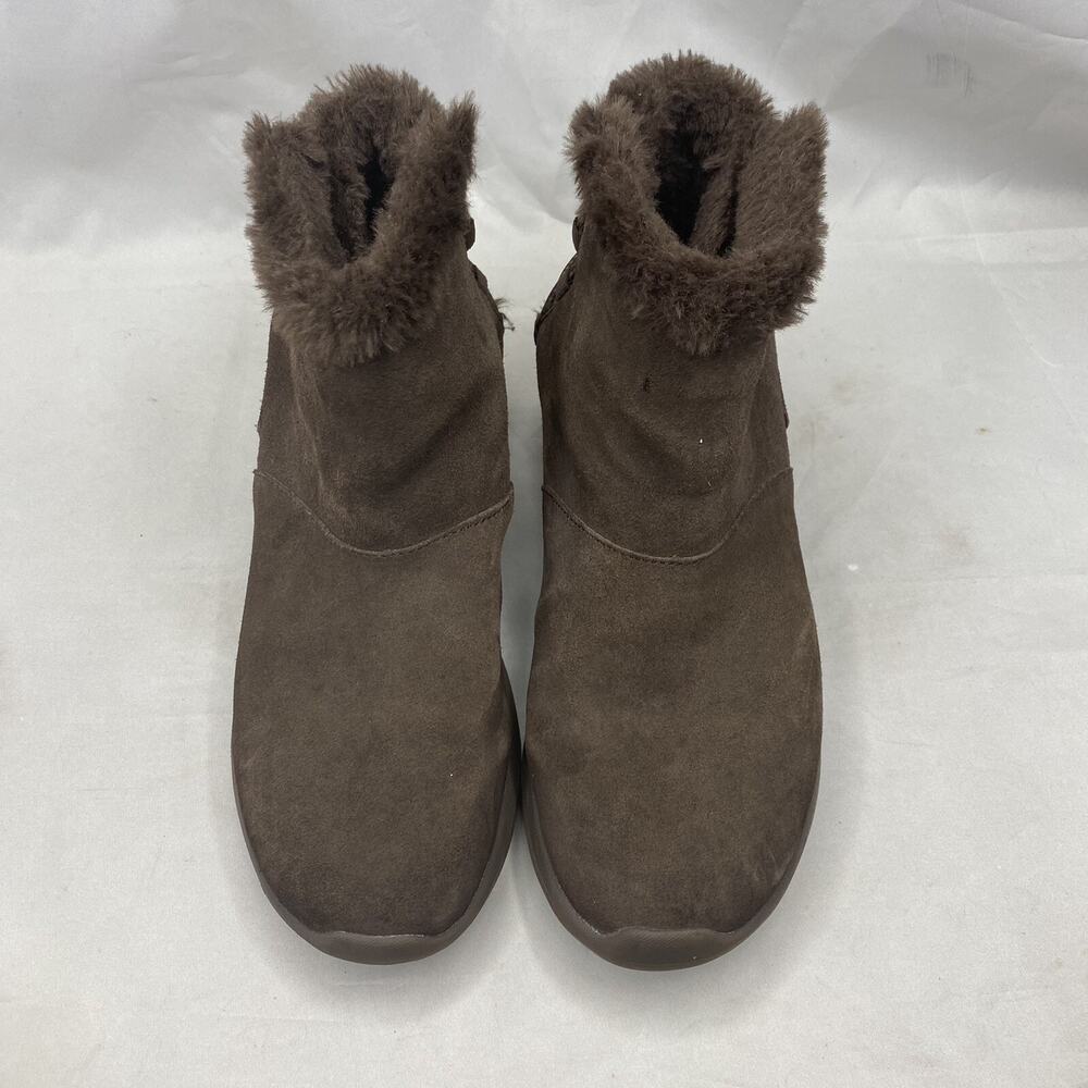 Skechers ON THE GO CITY 2 HIBERNATE Chocolate Brown Winter Boot 14615 Womens 8.5 - Picture 3 of 9